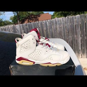 maroon 6s jordans